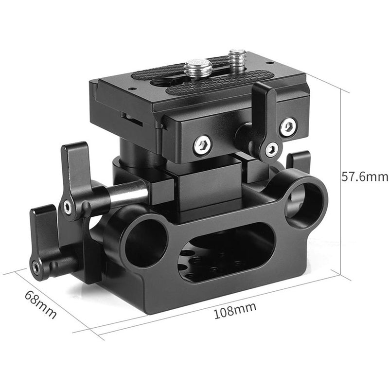 SmallRig Universal Baseplate with 15mm LWS Rod Support