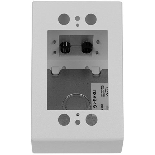 FSR DSKB-1G-WHIT 1-Gang Desktop Mounting Box (White)