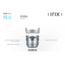 IRIX 15mm Cine Lens (PL, Feet)