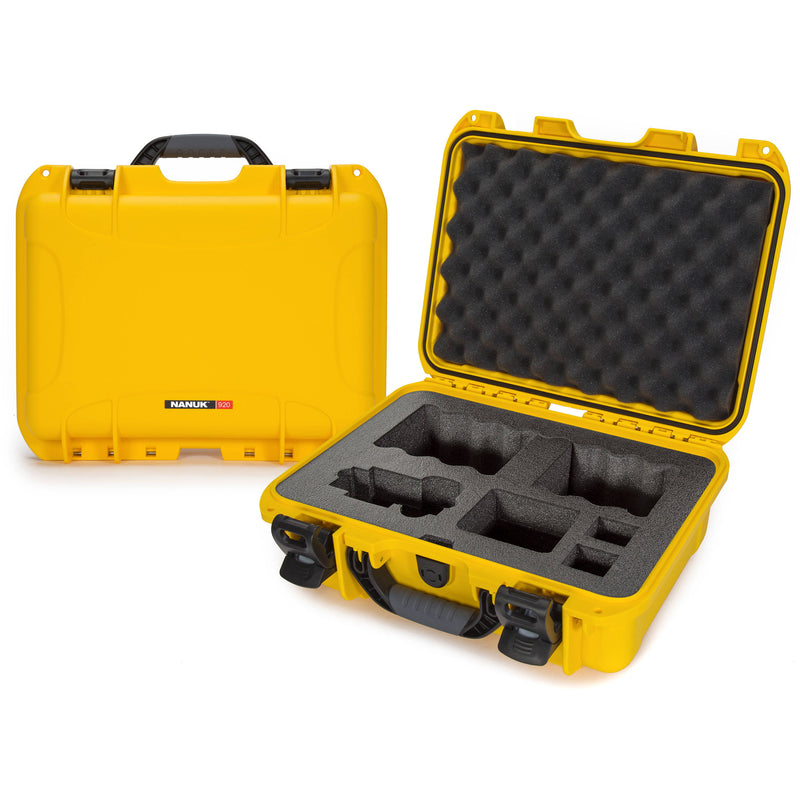 Nanuk 920 Case for Sony a7R Camera and Lid Foam (Yellow)