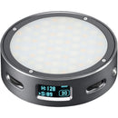 Godox Round Mini RGB LED Magnetic Light (Gray)