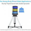 Proaim Heavy-Duty Mitchell Base Tripod Legs with Mid-Level & Ground Spreaders