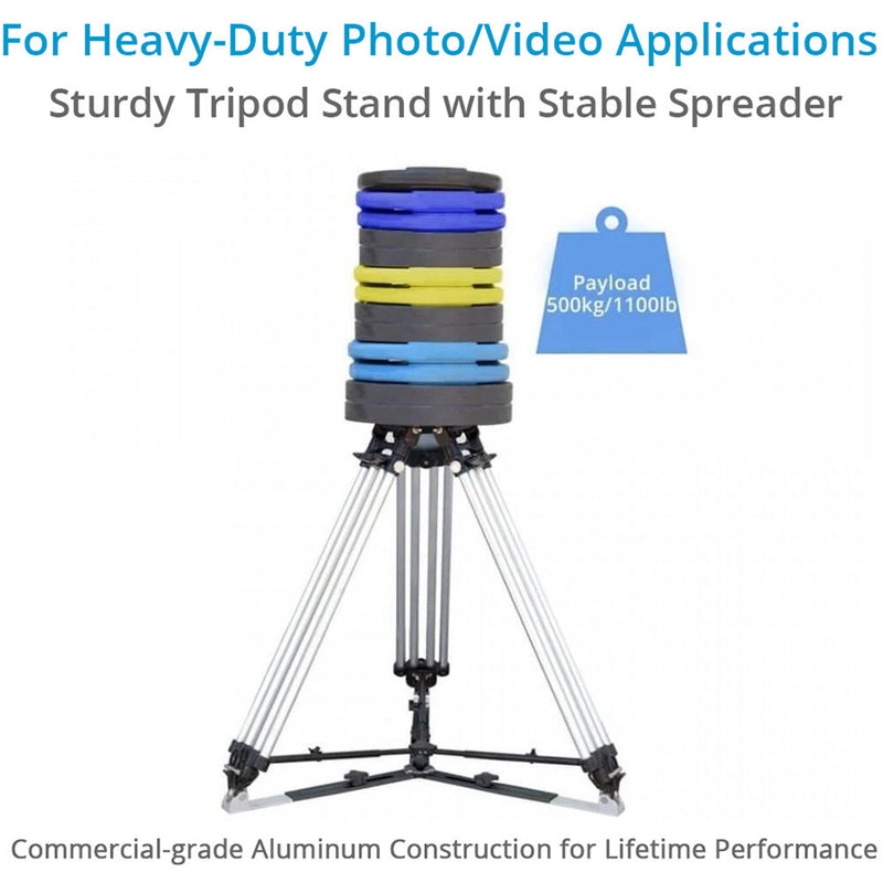 Proaim Heavy-Duty Mitchell Base Tripod Legs with Mid-Level & Ground Spreaders