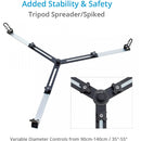 Proaim Heavy-Duty Mitchell Base Tripod Legs with Mid-Level & Ground Spreaders