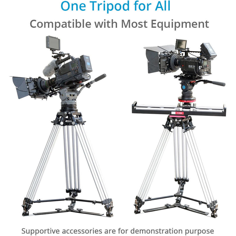 Proaim Heavy-Duty Mitchell Base Tripod Legs with Mid-Level & Ground Spreaders