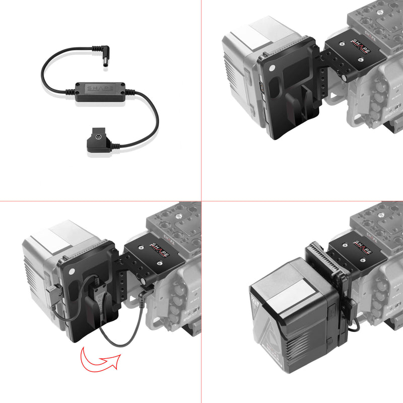 SHAPE Swing-Away Battery Plate for Sony FX9 (V-Mount)