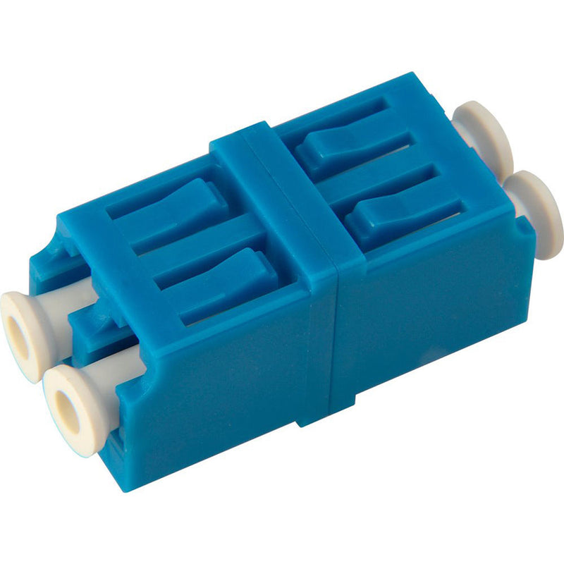 Camplex Single-Mode Duplex LC to LC Fiber Optic Coupler Adapter (Zirconia Sleeve, 25-Pack)