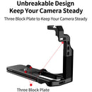 UURig Metal L-Plate with Cold Shoe for FUJIFILM X-T4