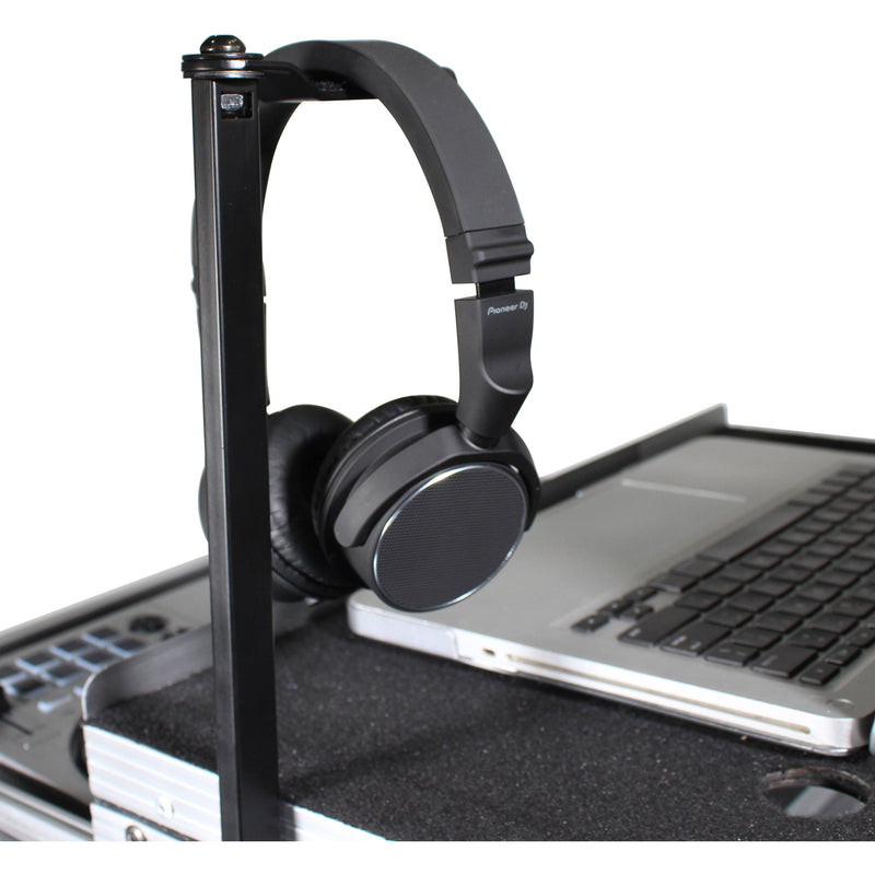 ProX Headphone Pole Stand for DJ Flight Cases