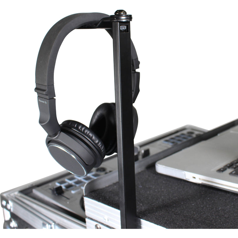 ProX Headphone Pole Stand for DJ Flight Cases