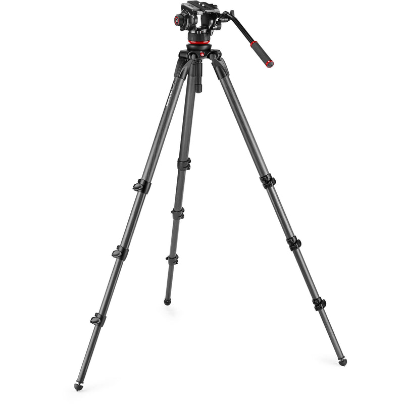 Manfrotto 504X Fluid Video Head with 536 Carbon Fiber Tripod