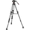 Manfrotto 504X Fluid Video Head & 645 FAST Aluminum Tripod with Mid-Level Spreader