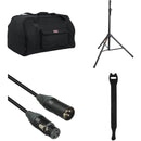 Gator Cases GPA-TOTE10 10" Speaker Tote Kit with Stand, Cable, and Fastener Straps