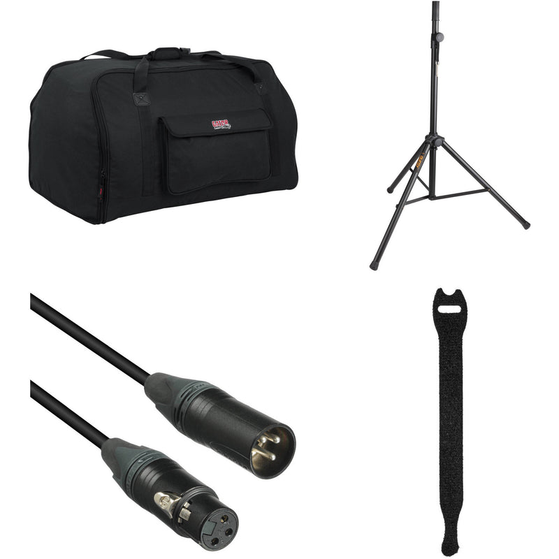 Gator Cases GPA-TOTE12 12" Speaker Tote Kit with Stand, Cable, and Fastener Straps