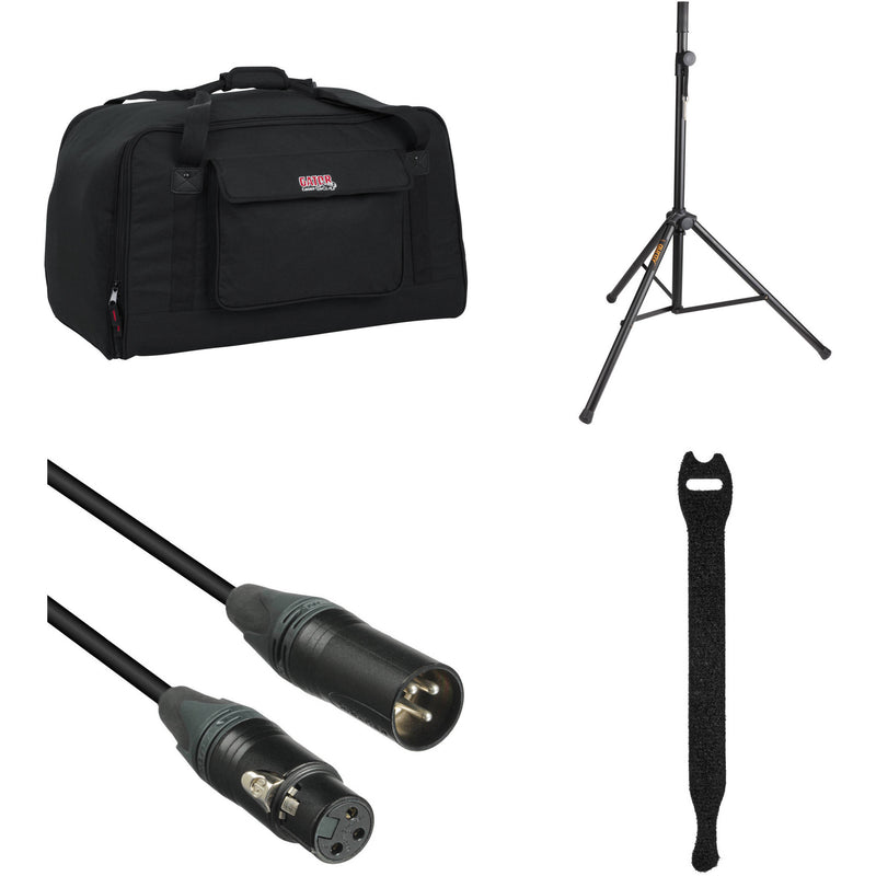 Gator Cases GPA-TOTE12 12" Speaker Tote Kit with Stand, Cable, and Fastener Straps