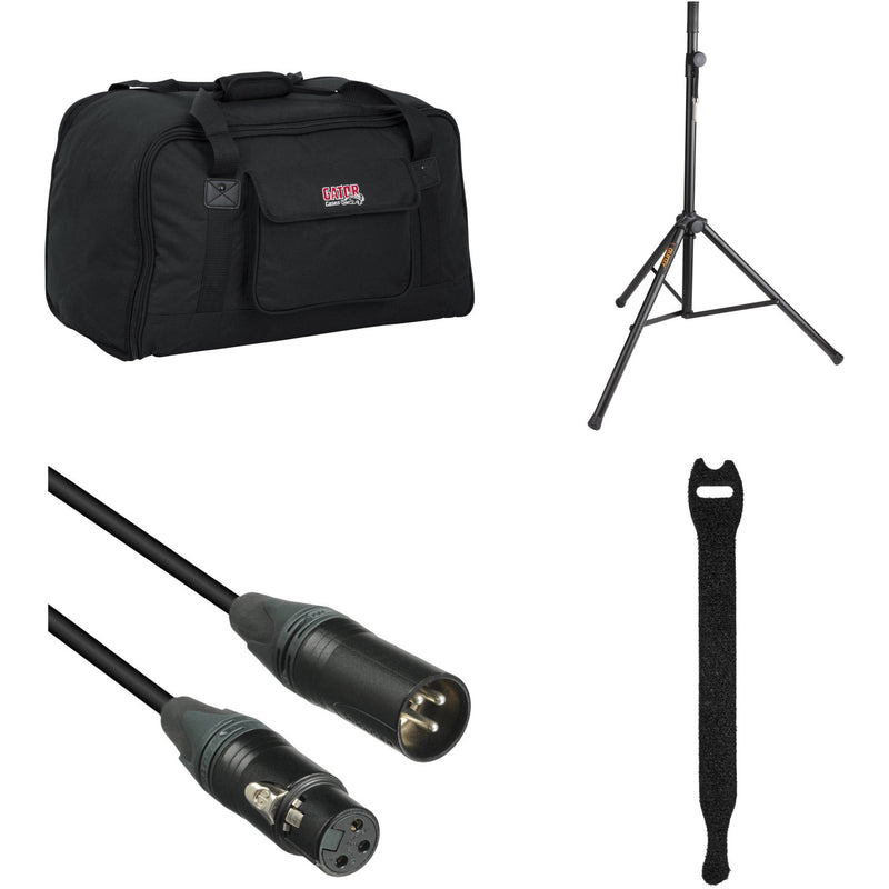 Gator Cases GPA-TOTE10 10" Speaker Tote Kit with Stand, Cable, and Fastener Straps