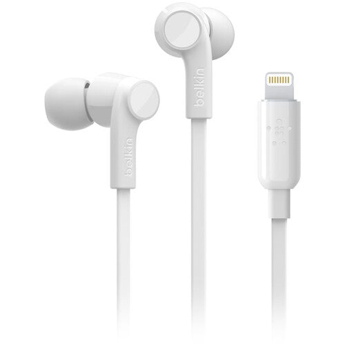 Belkin RockStar In-Ear Headphones with Lightning Connector (White)