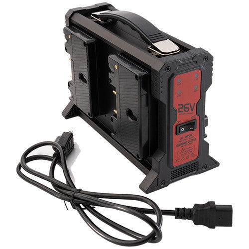 IndiPRO Tools Quad 26V Gold Mount Lithium-Ion Battery Charger