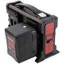 IndiPRO Tools Quad 26V V-Mount Lithium-Ion Battery Charger