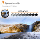 K&F Concept ND2-ND400 Blue Multi-Coated Variable ND Filter (72mm)