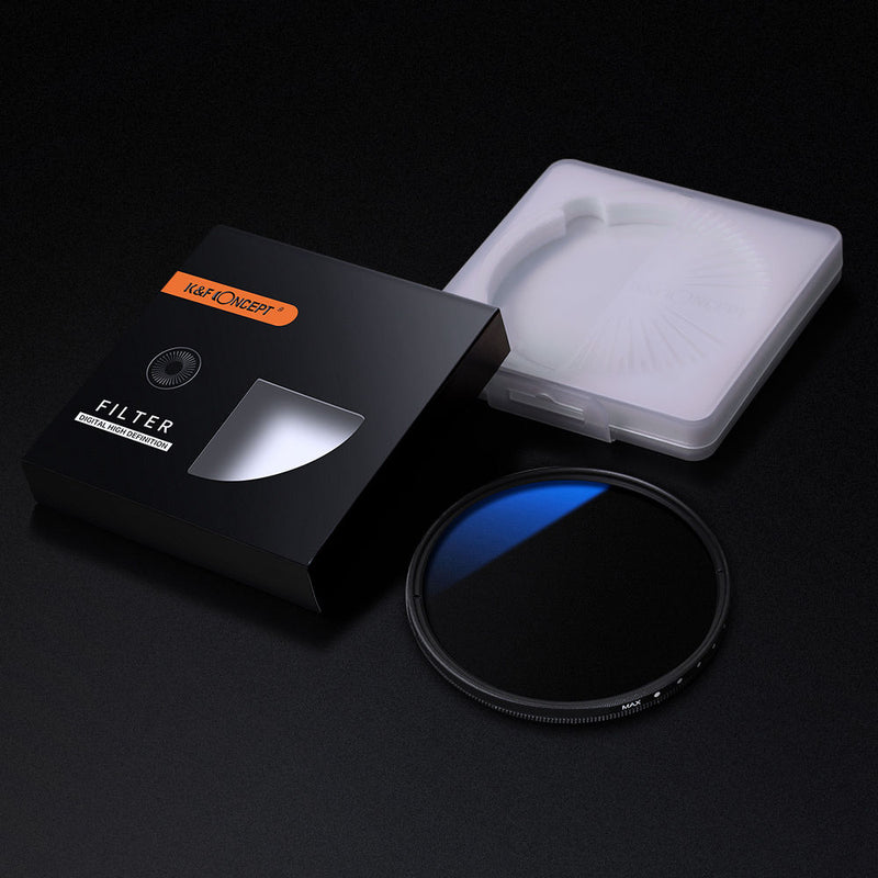 K&F Concept ND2-ND400 Blue Multi-Coated Variable ND Filter (72mm)