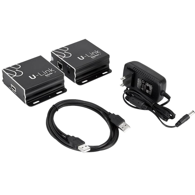 Sewell U-Link UL10 USB 2.0 over Single Cat5E/6 Extender Transmitter & Receiver Kit (200')