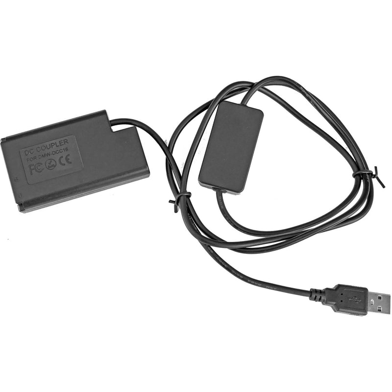 GyroVu USB to Panasonic DMW-BLJ31 Dummy Battery Intelligent Cable (40")