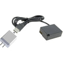 GyroVu USB to Panasonic DMW-BLJ31 Dummy Battery Intelligent Cable&nbsp;with 3.1A Power Supply (40")