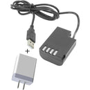 GyroVu USB to Panasonic DMW-BLJ31 Dummy Battery Intelligent Cable&nbsp;with 3.1A Power Supply (40")