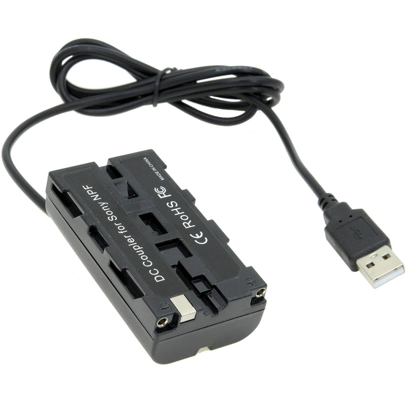 GyroVu USB to Sony L-Series Dummy Battery Cable with Power Supply (40")