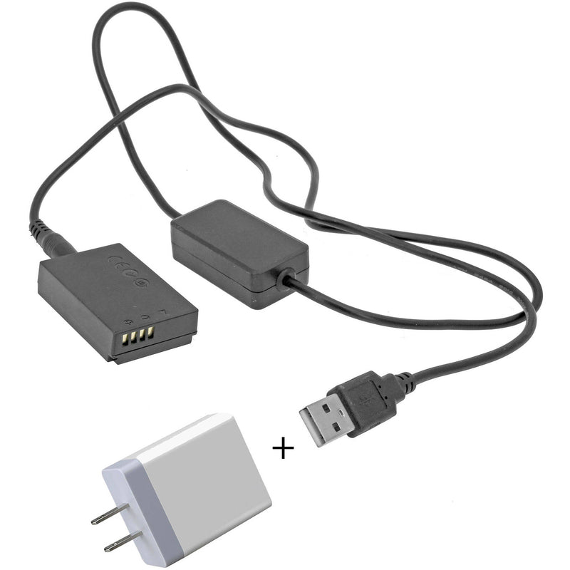 GyroVu USB to Canon LP-E12 Dummy Battery Intelligent Cable&nbsp;with 3.1A Power Supply (40")