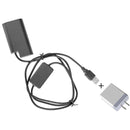 GyroVu USB to Panasonic DMW-BLJ31 Dummy Battery Intelligent Cable&nbsp;with 3.1A Power Supply (40")