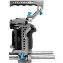 Kondor Blue Base Rig with LANC Handle & Baseplate for Panasonic Lumix S1H