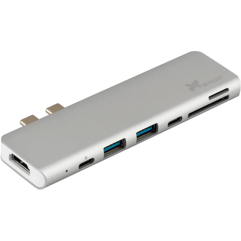 Xcellon Portside Dock for MacBook Pro & Air (Silver)