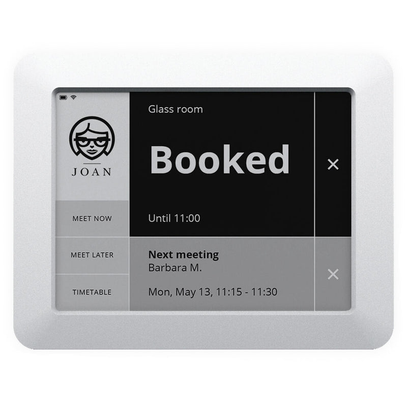 Visionect Joan 6 6"-Class XGA Room Scheduling E-Ink Display (Slate Gray)