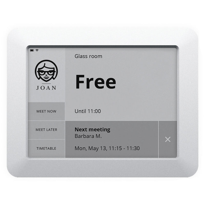 Visionect Joan 6 6"-Class XGA Room Scheduling E-Ink Display (Slate Gray)