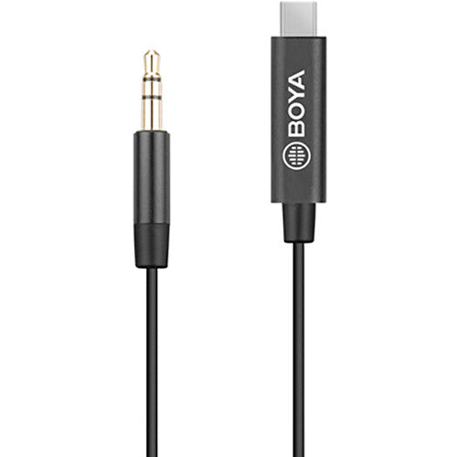 BOYA BY-K1 3.5mm TRS Male to Lightning Adapter Cable (7.9")