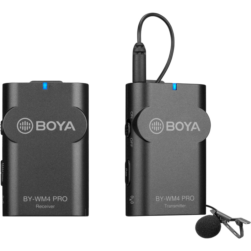 BOYA BY-WM4 PRO-K2 Two-Person Digital Camera-Mount Wireless Omni Lavalier Microphone System (2.4 GHz)