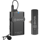 BOYA BY-WM4 PRO-K4 Two-Person Digital Wireless Omni Lavalier Microphone System for Lightning iOS Devices (2.4 GHz)