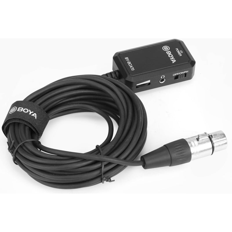 BOYA Audio Adapter for XLR Microphones to Mobile Devices (Computers, Smartphone)