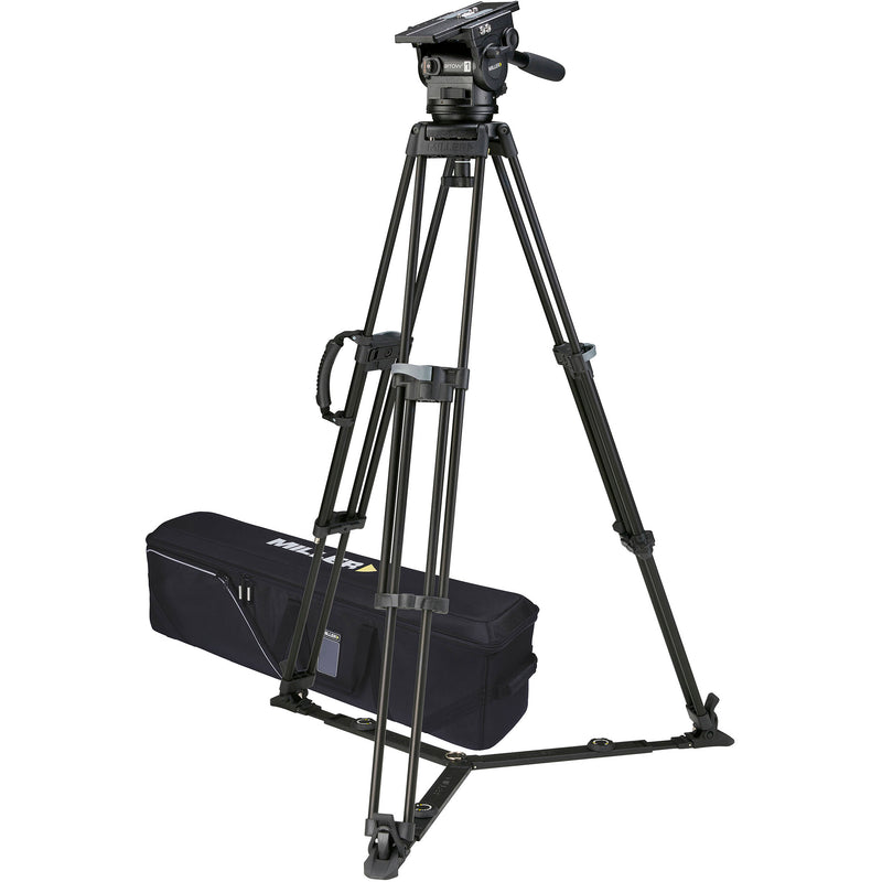 Miller Arrowx 1 Sprinter II 2-Stage Aluminum Alloy Tripod System with Mid-Level Spreader