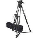 Miller Arrowx 1 Sprinter II 1 Stage Aluminum Alloy Tripod System with Ground Spreader