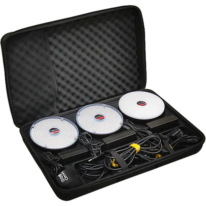 Vibesta Peragos Disk 3-Light Kit with Two 304B and One 30C