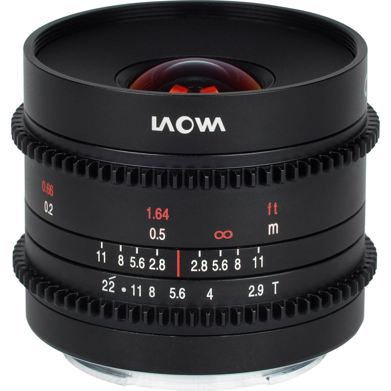 Venus Optics Laowa 9mm T2.9 Zero-D Cine Lens (Sony E Mount, Feet)