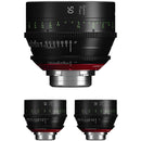 Canon CN-E Sumire Prime 3-Lens Kit (24, 35, 50mm, PL Mount, Feet)