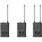 Synco WMic-T3 2-Person Camera-Mount Wireless Lavalier Microphone System (UHF: 512 to 589 MHz)