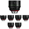 Canon CN-E Sumire Prime 3-Lens Kit (24, 35, 50mm, PL Mount, Feet)