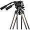 E-Image 3-Stage Carbon Fiber Tripod System with Fluid Head and 100mm Leveling Ball (Payload 70.5 lb)