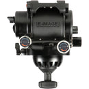 E-Image 3-Stage Carbon Fiber Tripod System with Fluid Head and 100mm Leveling Ball (Payload 70.5 lb)