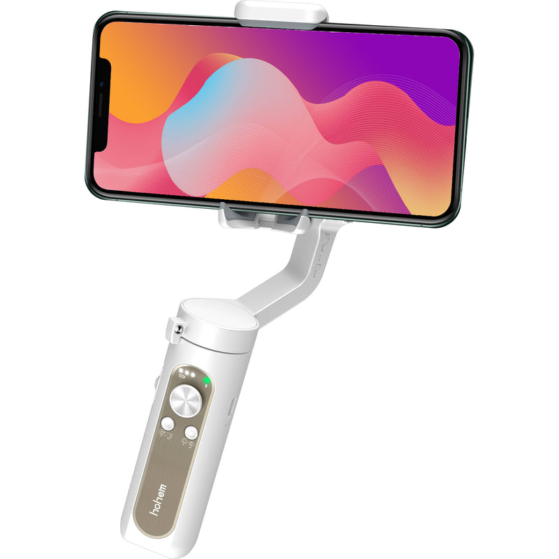 Hohem iSteady X Folding Smartphone Gimbal Stabilizer (White)